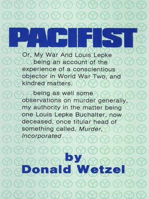 cover image of Pacifist